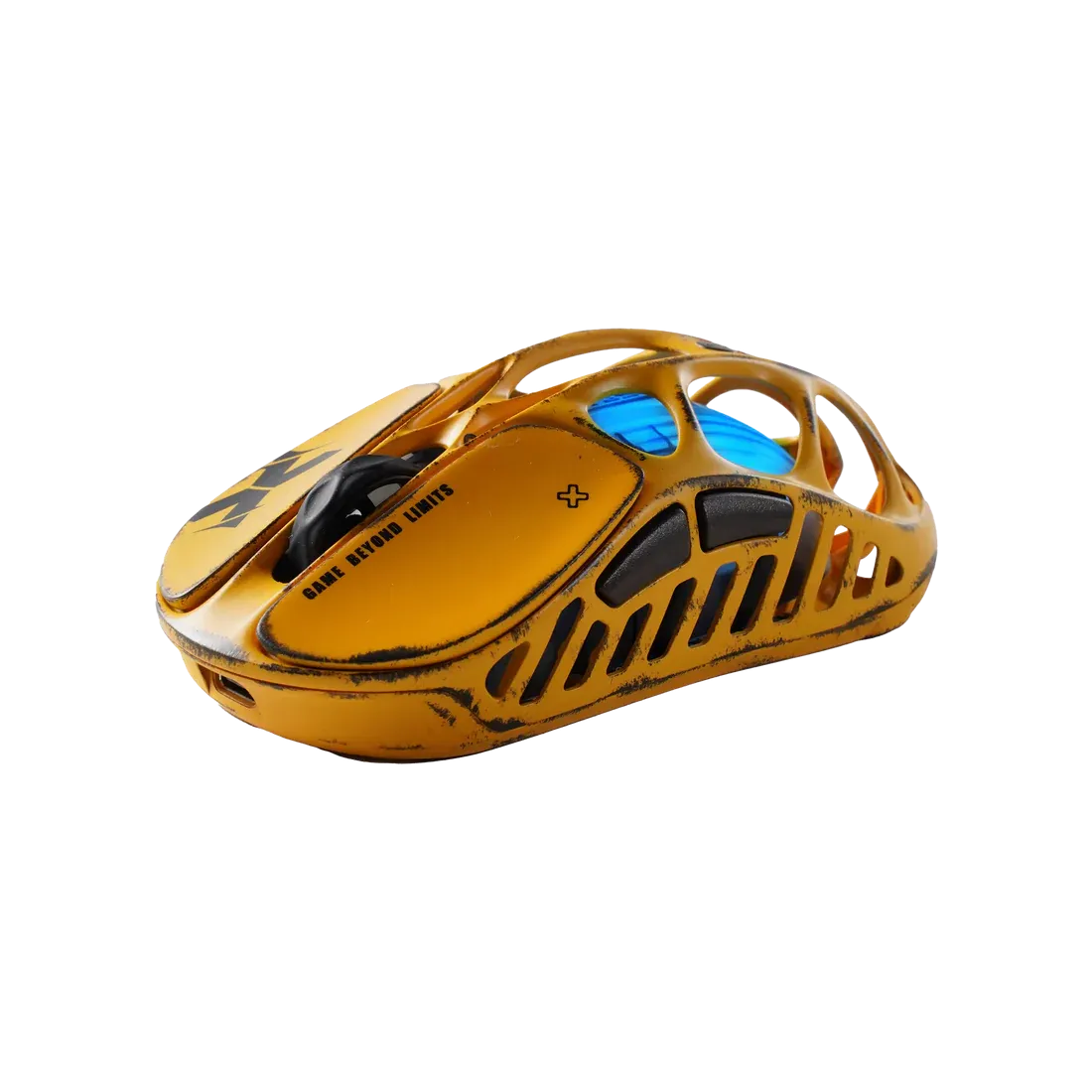 Ảnh minh họa GravaStar Mercury X chuột chơi game không dây Special Edition Battle Worn Yellow 2