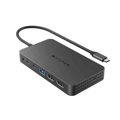 HUB USB C 7 trong 1 HyperDrive NEXT Dual 4K HDMI HD7002GL (M2)