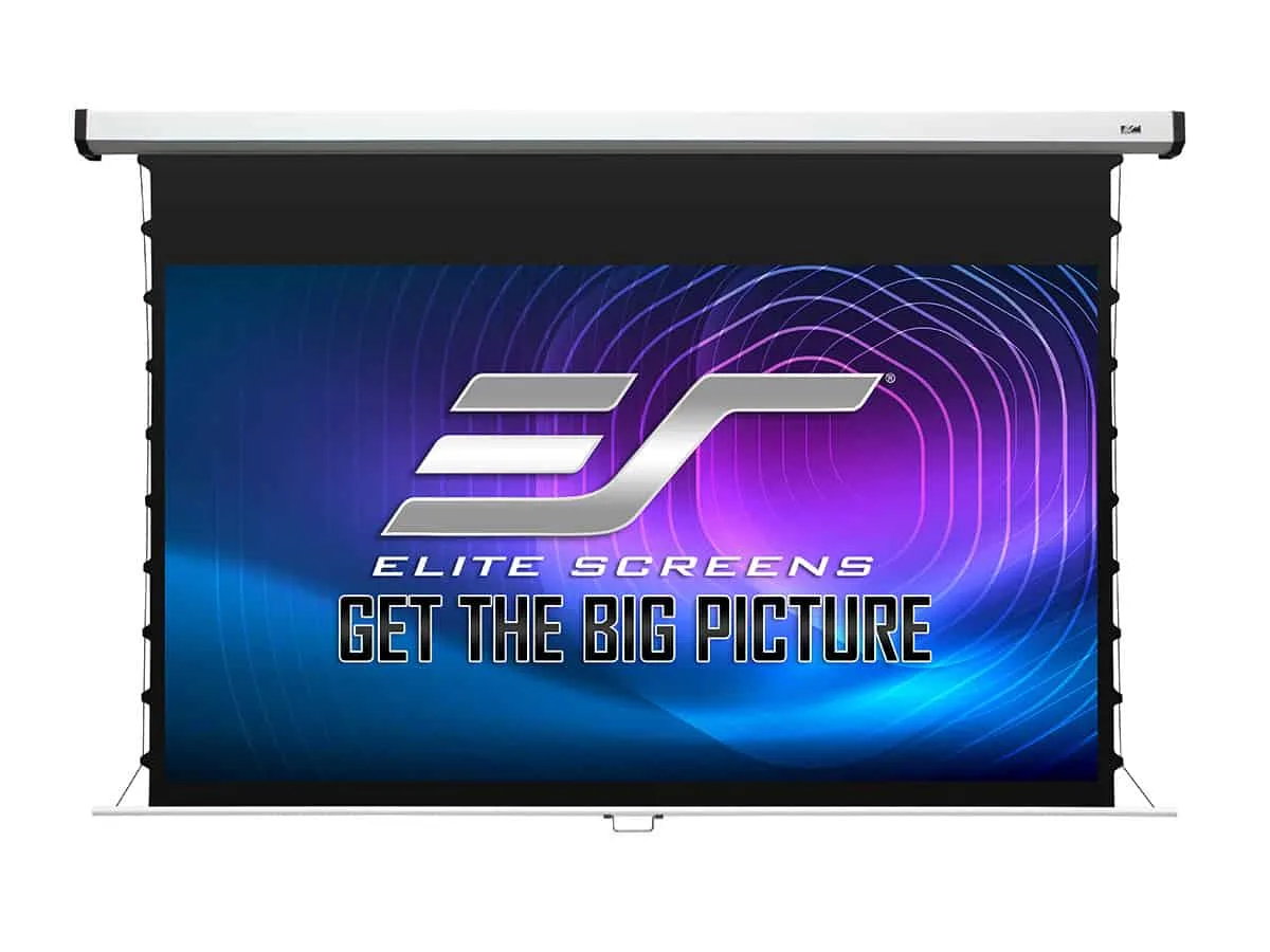 Ảnh minh họa Màn chiếu Elite Screens Manual Tab-Tension 2 106 inch MT106XWH2 – Màn kéo tay căng 2 mép 3