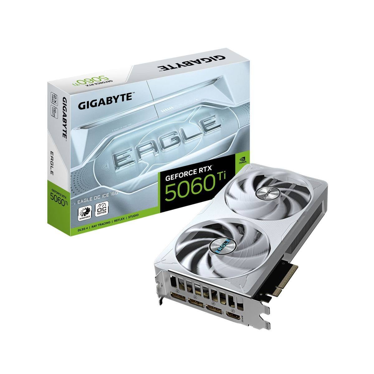  Gigabyte RTX 5060 Ti Eagle OC ICE – Mạnh & gọn, tản nhiệt ICE 