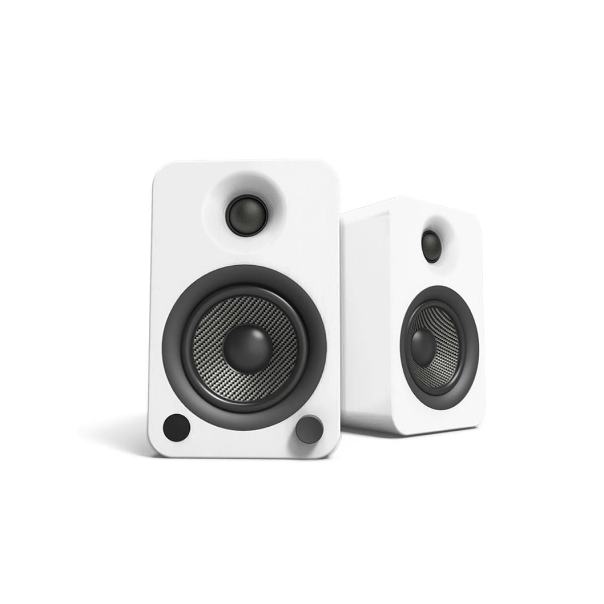 Loa Kanto YU4 Matte White – Không dây, Bluetooth, Phono Preamp