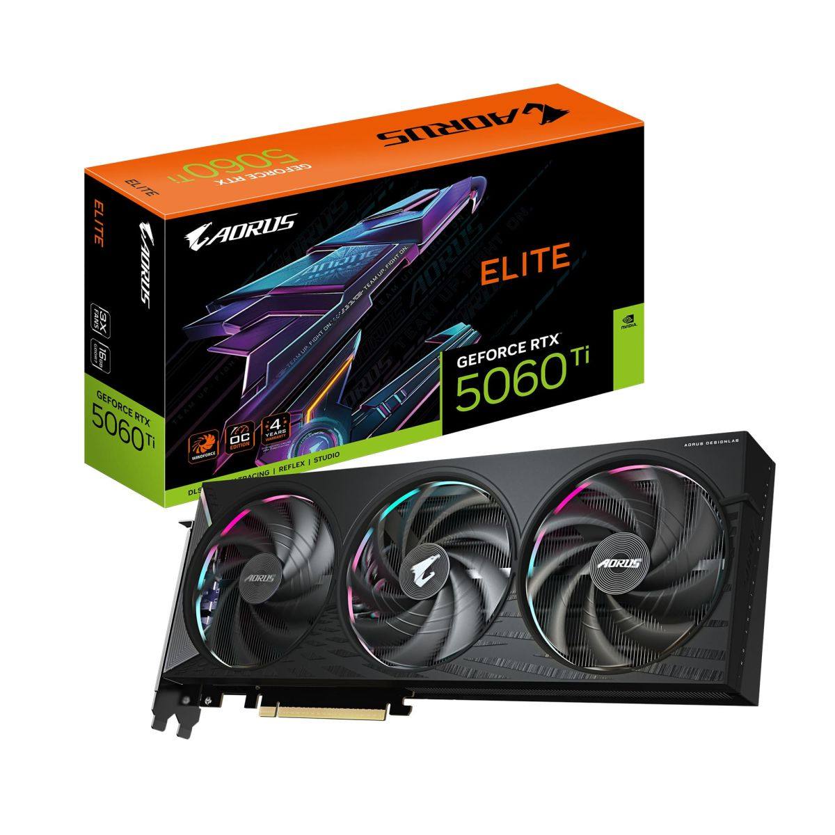  Gigabyte RTX 5060 Ti AORUS E – Card cao cấp dòng AORUS 