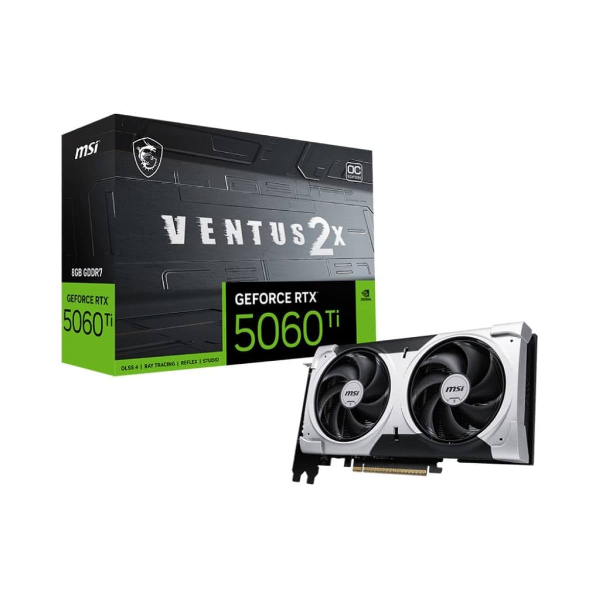  MSI RTX 5060 Ti 8GB Ventus 2X OC Plus – Card đồ hoạ hiệu năng cao, thiết kế mới 