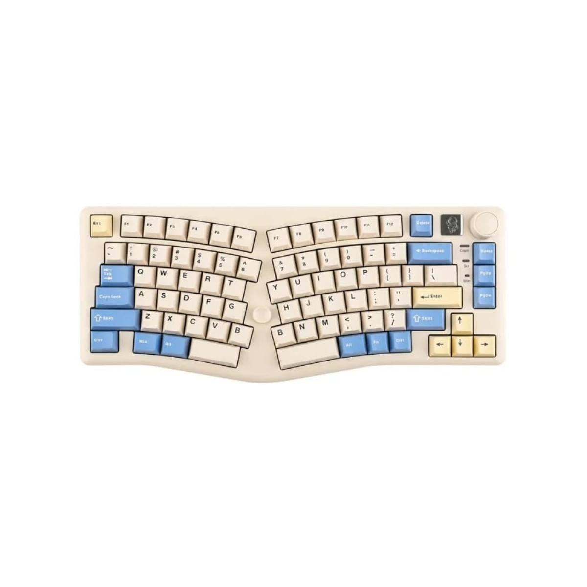 Bàn phím Leobog A75 Xanh Be – 3 mode kết nối, layout 75%