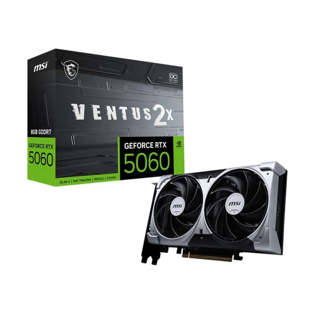  MSI RTX 5060 Ti 8GB Ventus 2X OC White – Card đồ hoạ phong cách trắng tinh tế 