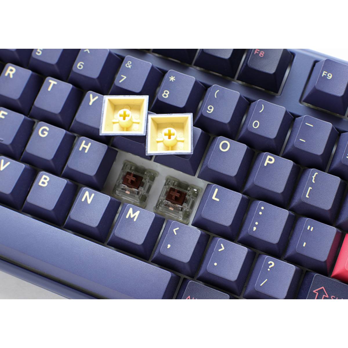  Bàn phím Ducky One 3 Fullsize Cosmic Blue – Cherry Switch, Hotswap, PBT Doubleshot 