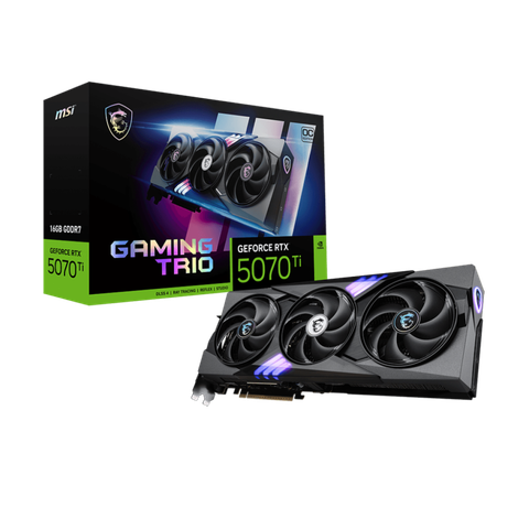 MSI RTX 5070 Ti Gaming Trio OC Plus 16G – VGA cao cấp dòng Trio