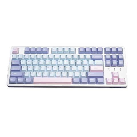 Durgod Cavalry 87 V2 Purple – 87 phím, 3-mode, hotswap, RGB