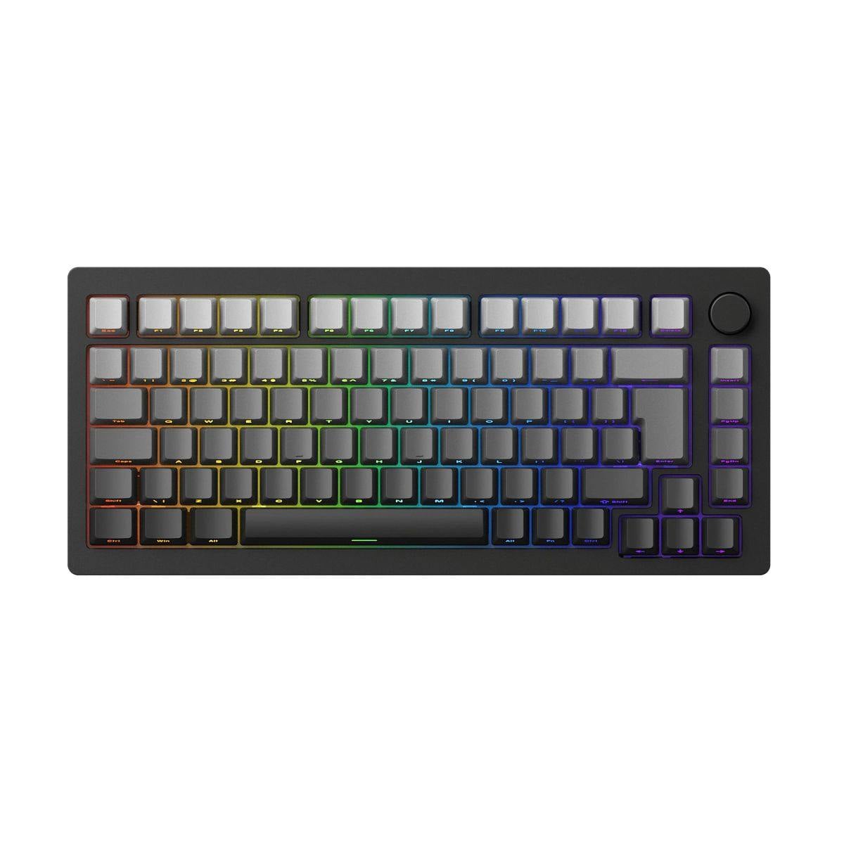 Bundle Angry Miao Neon 80 Cyber Gray – phím cơ tông xám + linh kiện 
