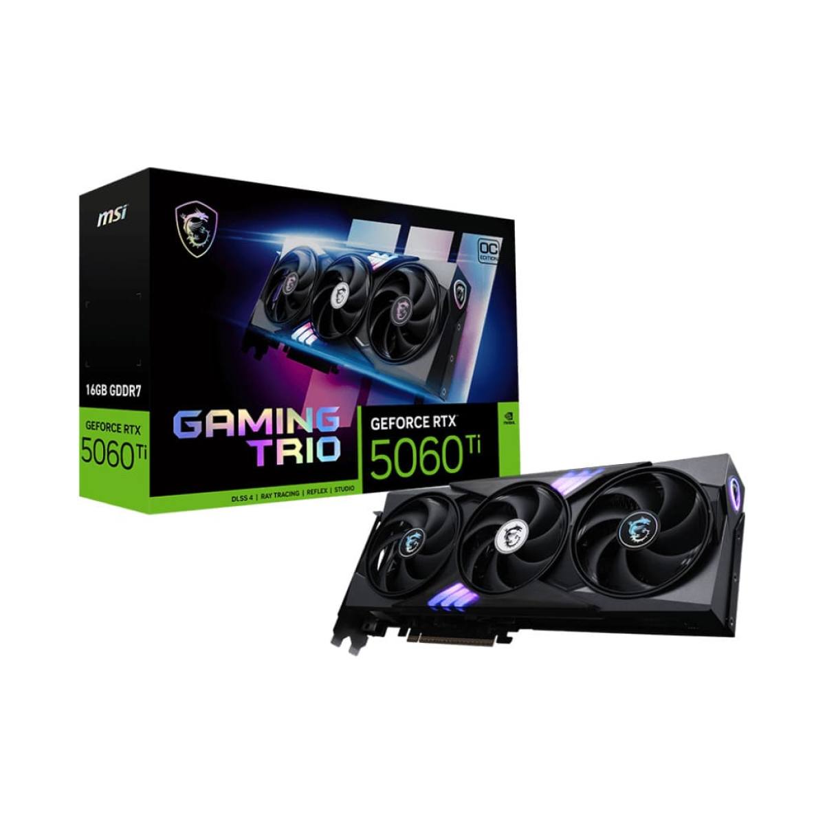  MSI RTX 5060 Ti 16G Gaming Trio OC – Hiệu suất đỉnh cao, tản nhiệt 3 quạt 