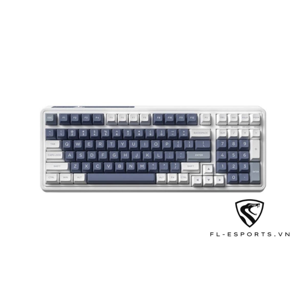 FL Esports CMK99 Sam Ice Blue – Bàn phím cơ gradient TTC, phong cách tươi mát