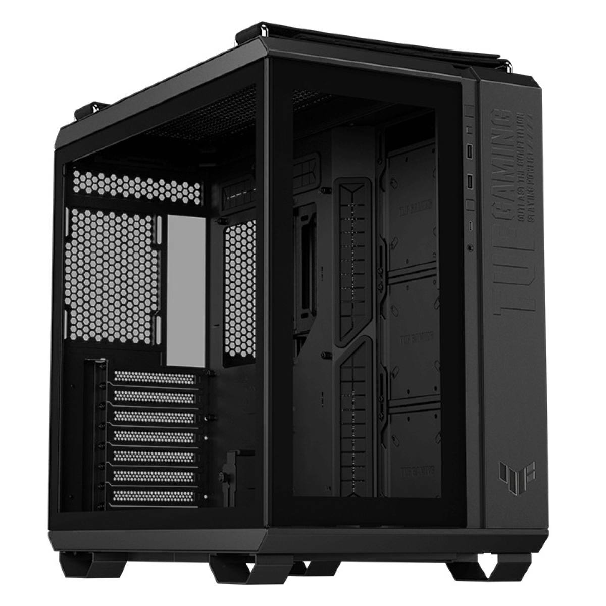  Case ASUS TUF GT502 Black – Kiến trúc chia ngăn tối ưu làm mát 