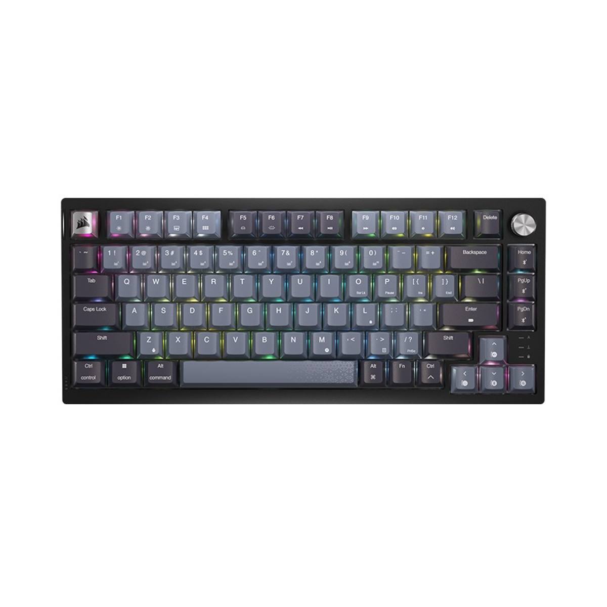  Corsair K65 Red – Bàn phím cơ không dây RGB, switch Red êm ái 