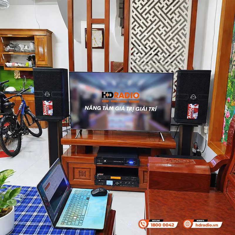 Ảnh minh họa Dàn karaoke Wharfedale HDR115 (Wharfedale ANGLO E10, JKaudio D2600, X9000 Pro, JKAudio B9, Wharfedale SW12) 1