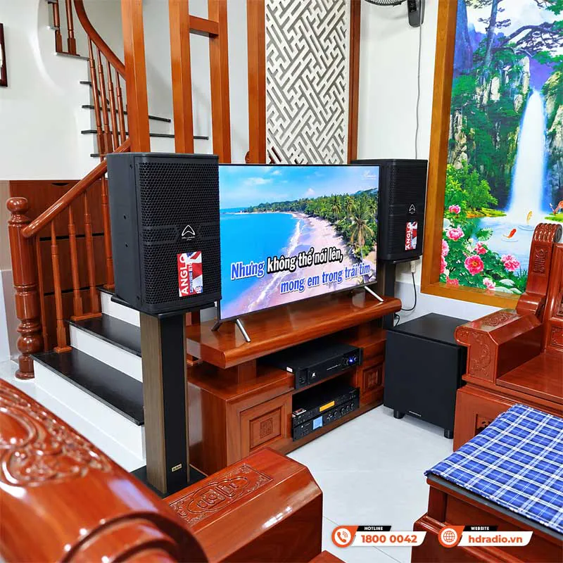 Ảnh minh họa Dàn karaoke Wharfedale HDR115 (Wharfedale ANGLO E10, JKaudio D2600, X9000 Pro, JKAudio B9, Wharfedale SW12) 2