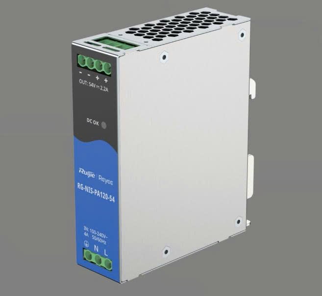 Ảnh minh họa RG-NIS-PA120-54 Nguồn DIN-Rail 120W RUIJIE Chính Hãng 1