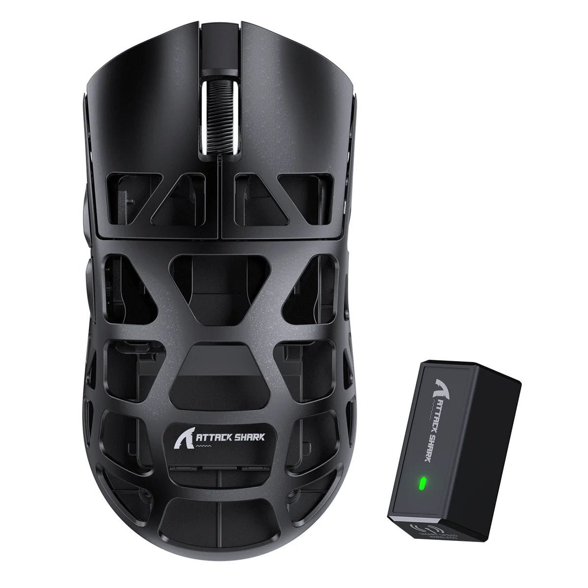 ATTACK SHARK R3 Magnesium Alloy PAW3395 SUPERLIGHT 8K chuột gaming không dây - Đen