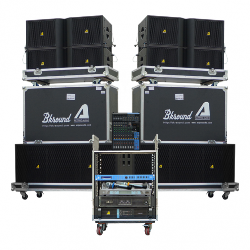 Dàn âm thanh Line Array Passive Actpro 04 (4 full Array bass đôi 30 KR212N + 2 sub hơi Bass đôi 50 + 2 đẩy + Cros...)