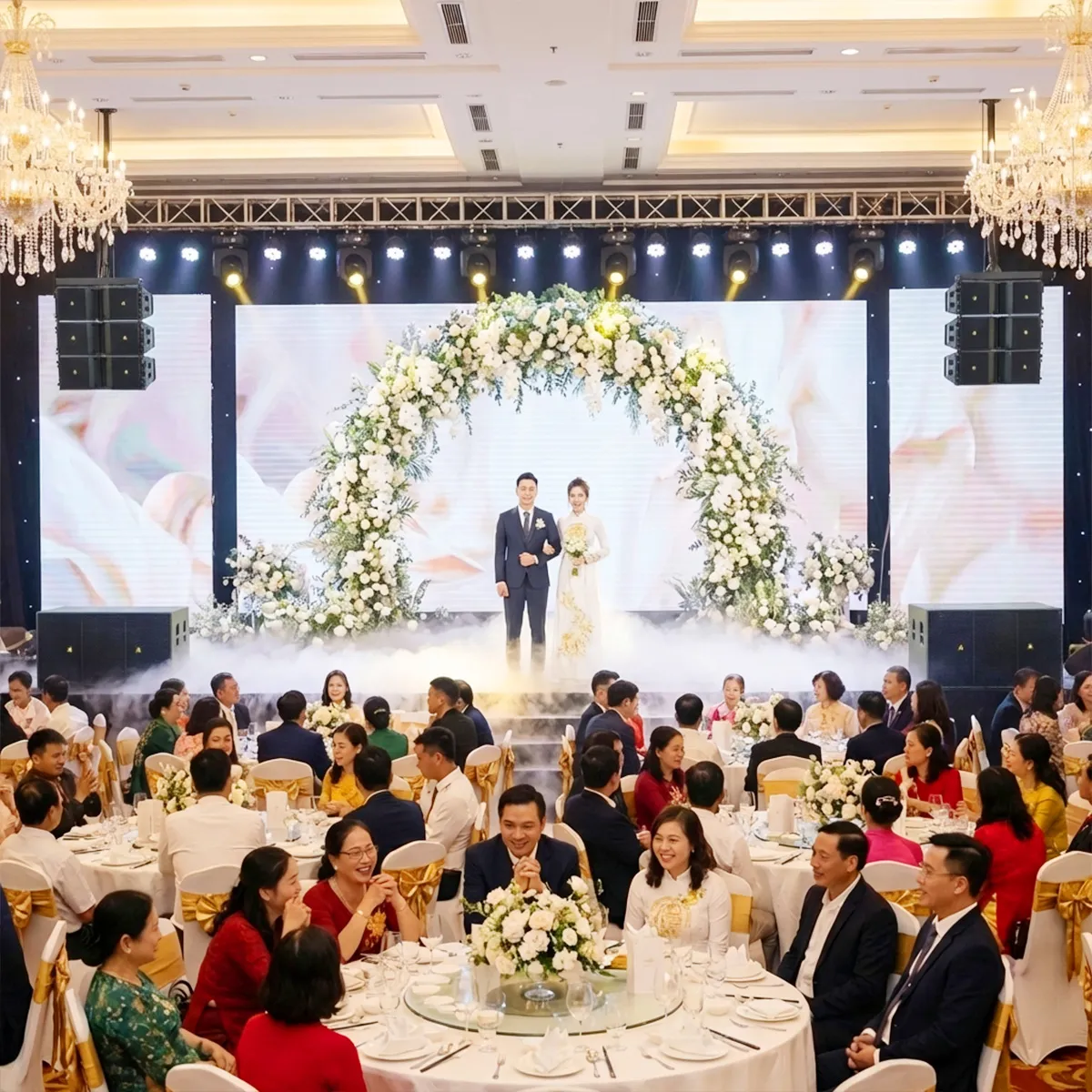 Ảnh minh họa Dàn Line Array Passive Actpro DA04 (6 Full Array Bass Đôi 25 HQL 210 + 2 Sub Hơi Bass Đôi 50 + 2 Đẩy...) 2