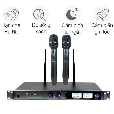 Micro không dây Sumico WMS2H (chống hú)