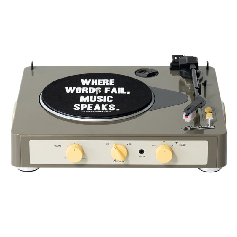 Ảnh minh họa Đầu đĩa than tích hợp loa Gadhouse Brad Retro MKII, Tốc độ quay 33 / 45 / 78 RPM, Đầu kim Gadhouse Ruby, Bluetooth 5.3 1