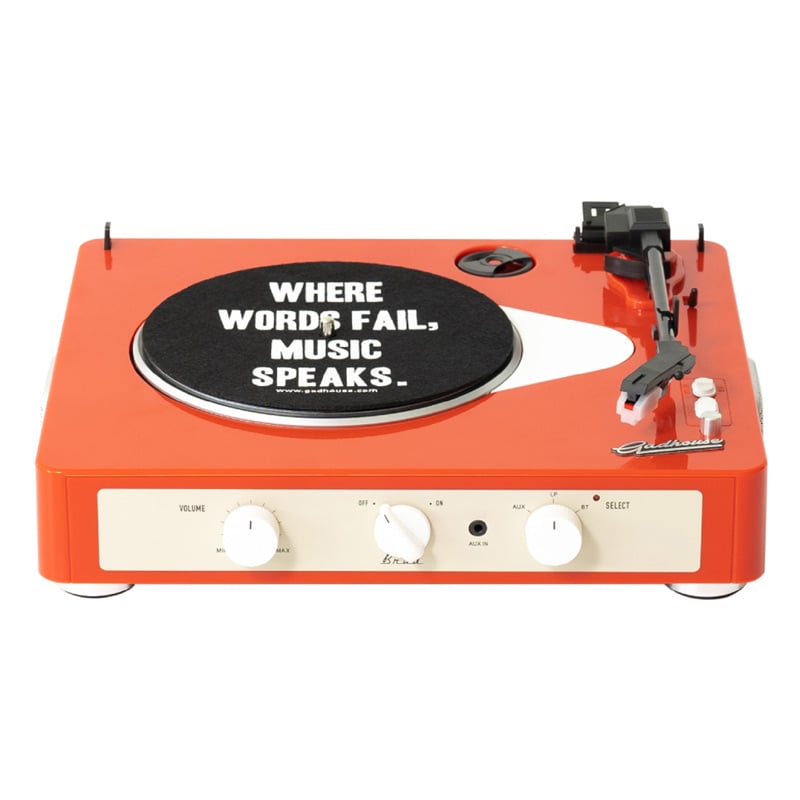 Ảnh minh họa Đầu đĩa than tích hợp loa Gadhouse Brad Retro MKII, Tốc độ quay 33 / 45 / 78 RPM, Đầu kim Gadhouse Ruby, Bluetooth 5.3 3
