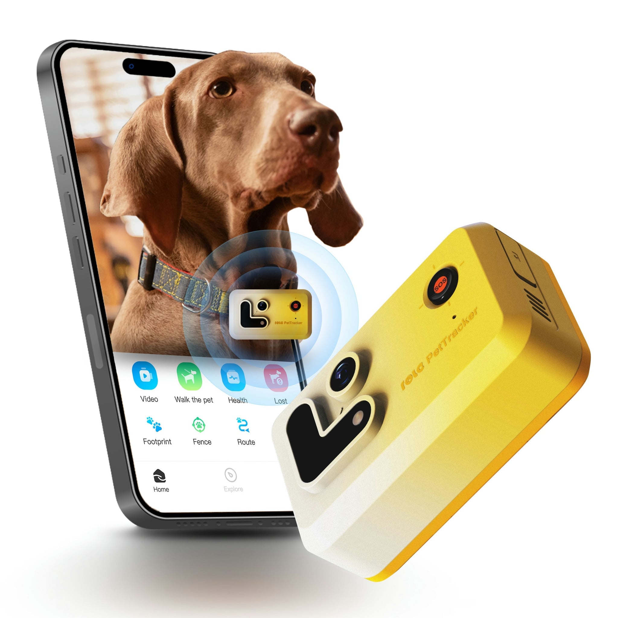 Robot định vị thú cưng Enabot ROLA PetTracker