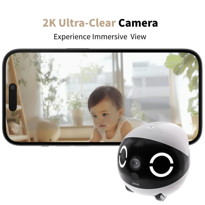 Ảnh minh họa Robot Enabot Rola Mini Familybot 2
