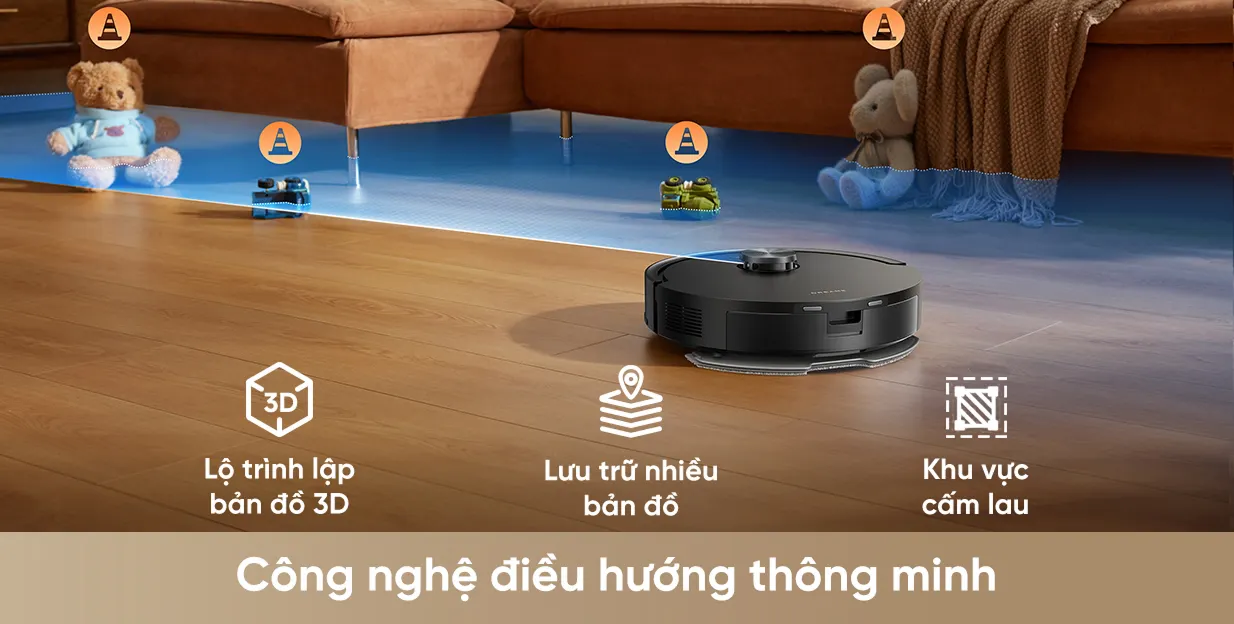 Ảnh minh họa Robot hút bụi lau sàn chuyên dụng Dreame F20 2