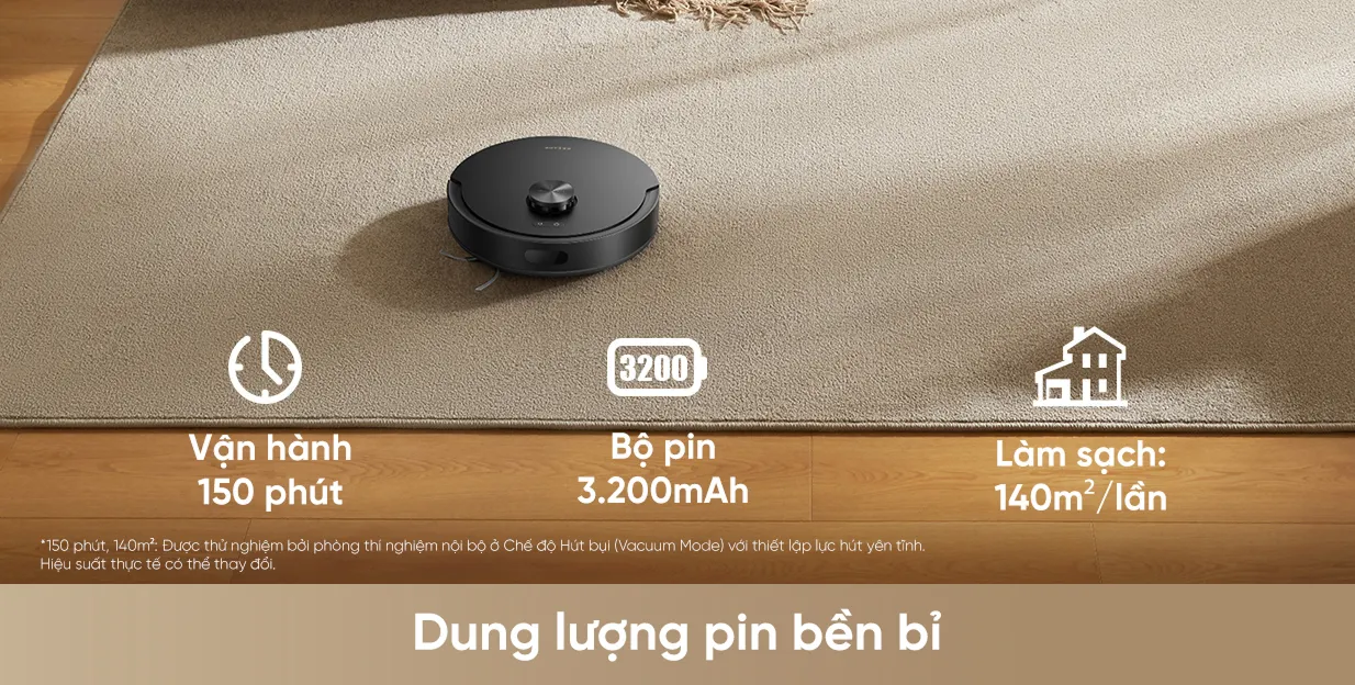 Ảnh minh họa Robot hút bụi lau sàn chuyên dụng Dreame F20 3
