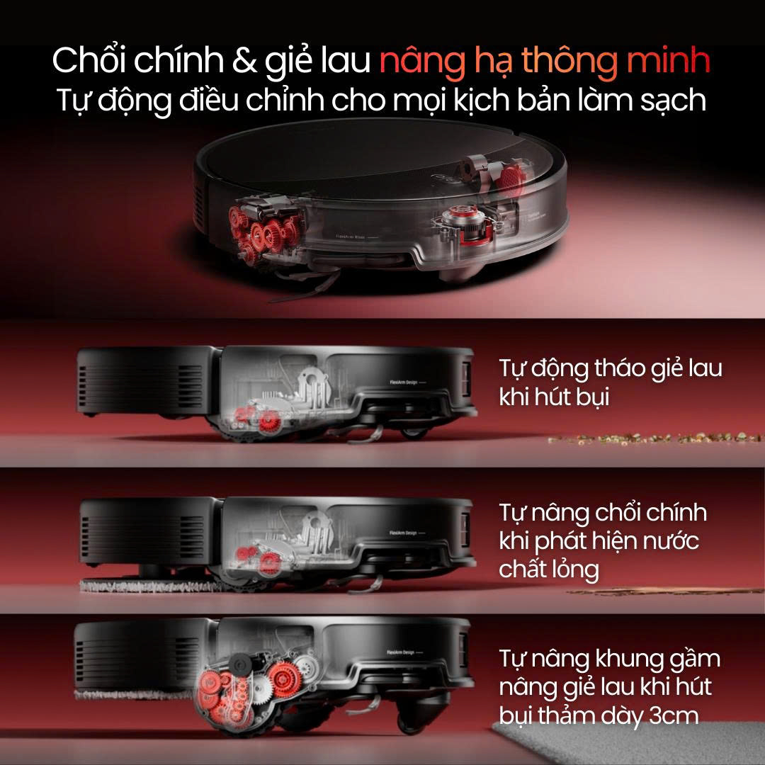 Ảnh minh họa Robot hút bụi Roborock Saros 20 - Tự động cấp xả nước 1