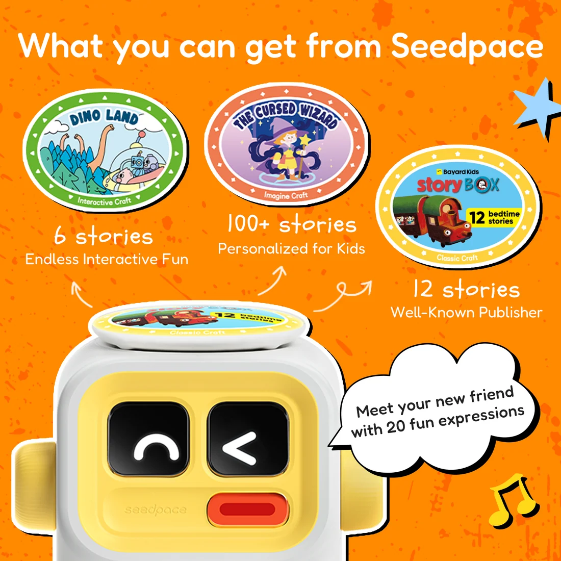 Robot kể chuyện Seedpace