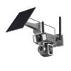 Camera an ninh ngoài trời Powerology 4G/Wi-Fi 360° hai ống kính kèm