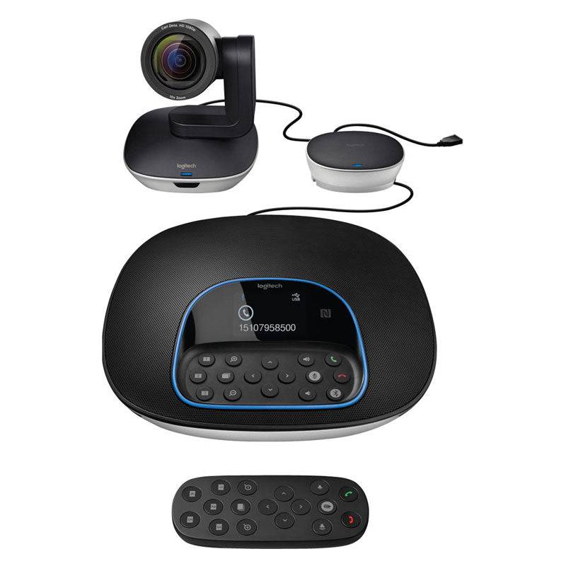Logitech GROUP Video Conferencing Kit – Full HD / 1080p / USB / Bluetooth / NFC – 960-001057