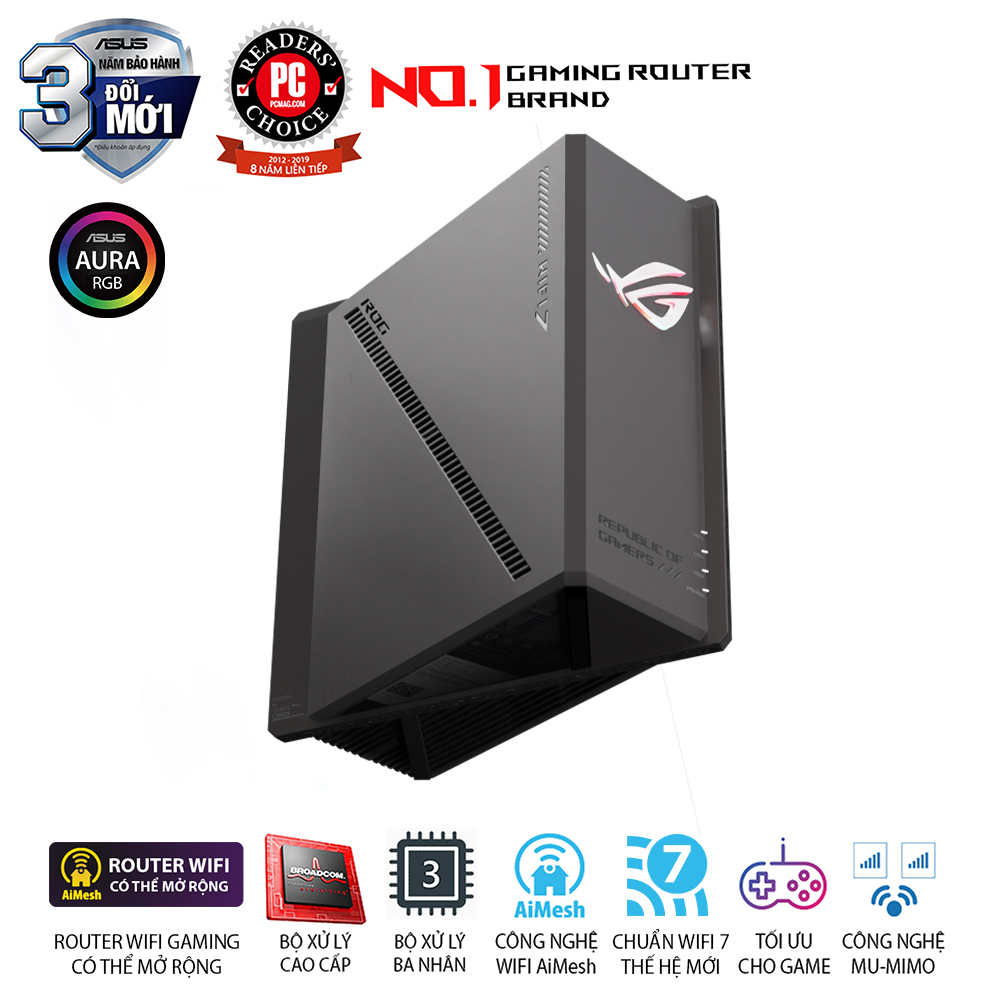 Ảnh minh họa Router ASUS ROG Strix GS-BE7200X Wi-Fi 7 1