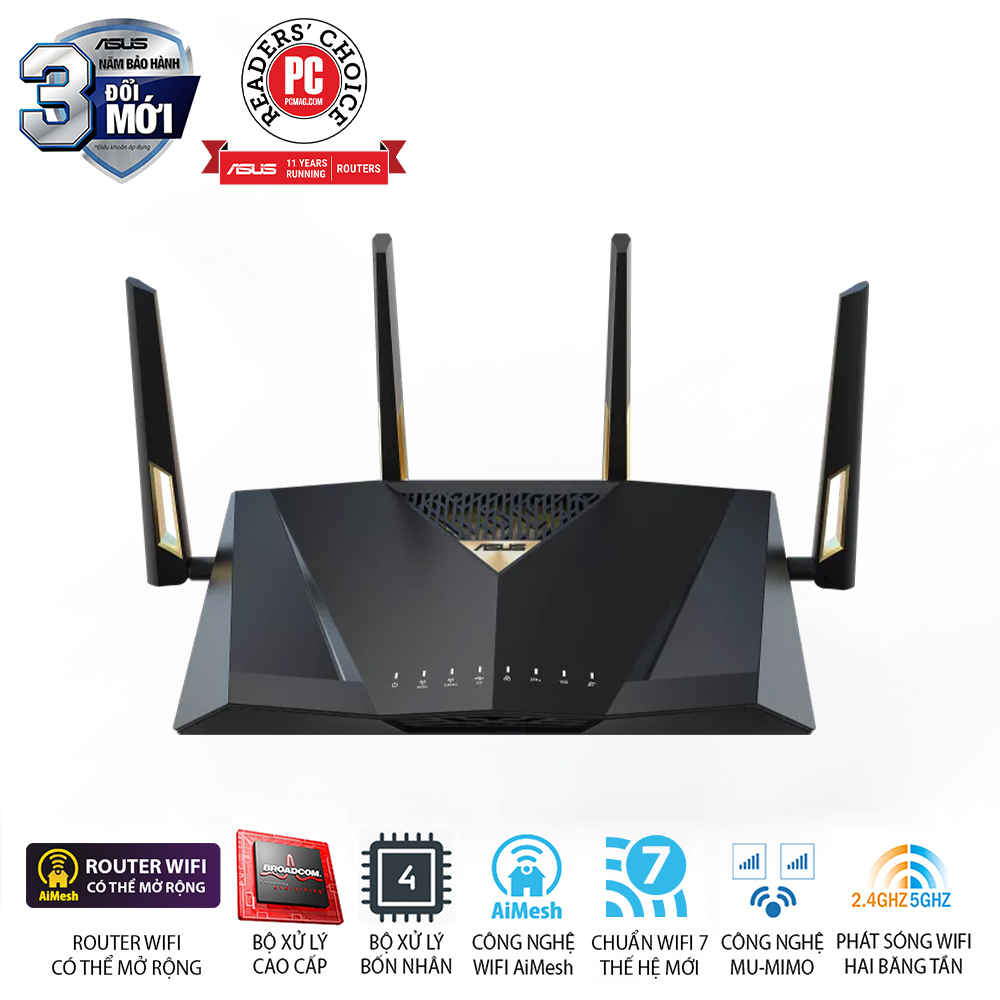 Ảnh minh họa Router ASUS RT-BE88U Wi-Fi 7 BE7200 1