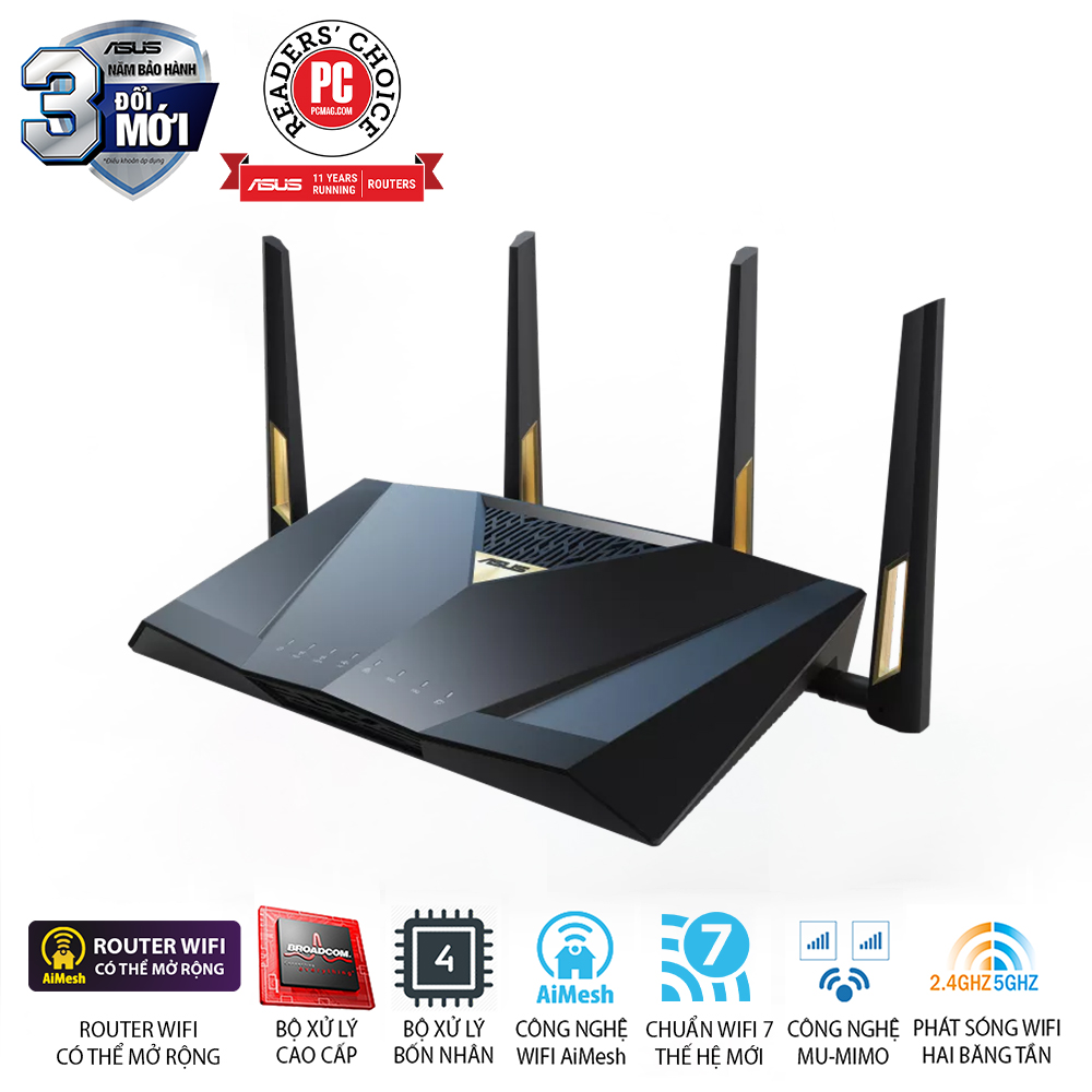 Ảnh minh họa Router ASUS RT-BE88U Wi-Fi 7 BE7200 2