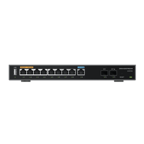 Ảnh minh họa Router Cân Bằng Tải Grandstream GWN7003 (11 port/ 1/2.5 Gbps) 2