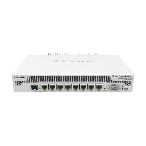 Router cân bằng tải MikroTik CCR1009-7G-1C-PC chịu tải tới 1000 user