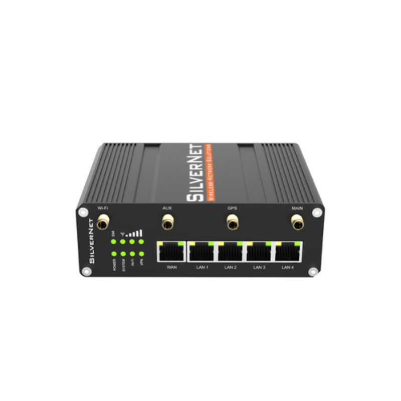 Router công nghiệp 4G SilverNet with 4 Port PoE+ (iSITE Switch)