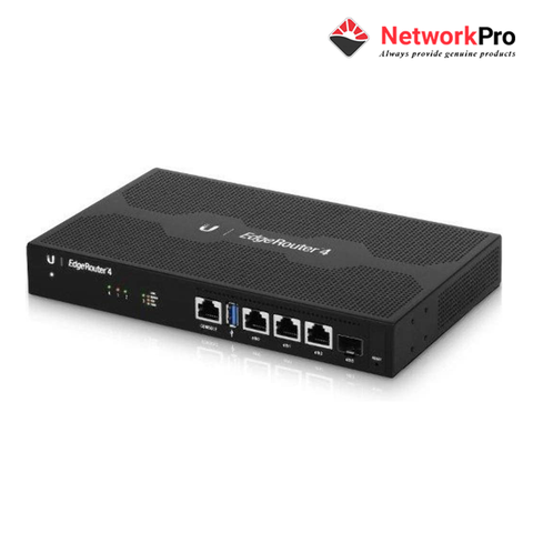 Router Ubiquiti EdgeRouter 4 – Cân Bằng Tải 500 User