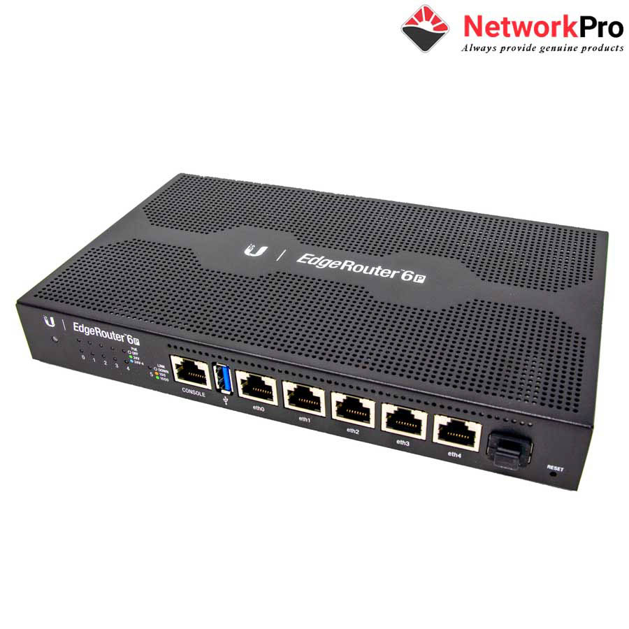 Ảnh minh họa Router Ubiquiti EdgeRouter 6P – Chịu Tải 600 User 2