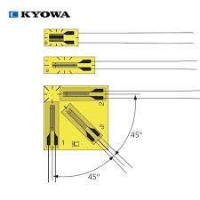  KYOWA KFRPB Foil Strain Gages đo độ biến dạng vật liệu composite 