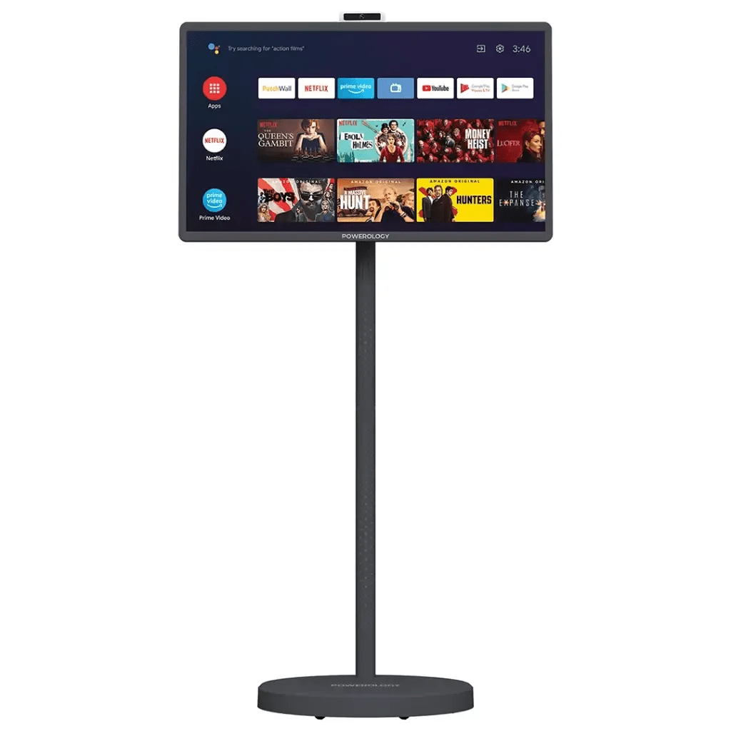 Ảnh minh họa Powerology Banf 32" Portable Smart Monitor – FHD Touch Display, 38400mAh Battery, Android, 8GB+128GB (Gray) 2