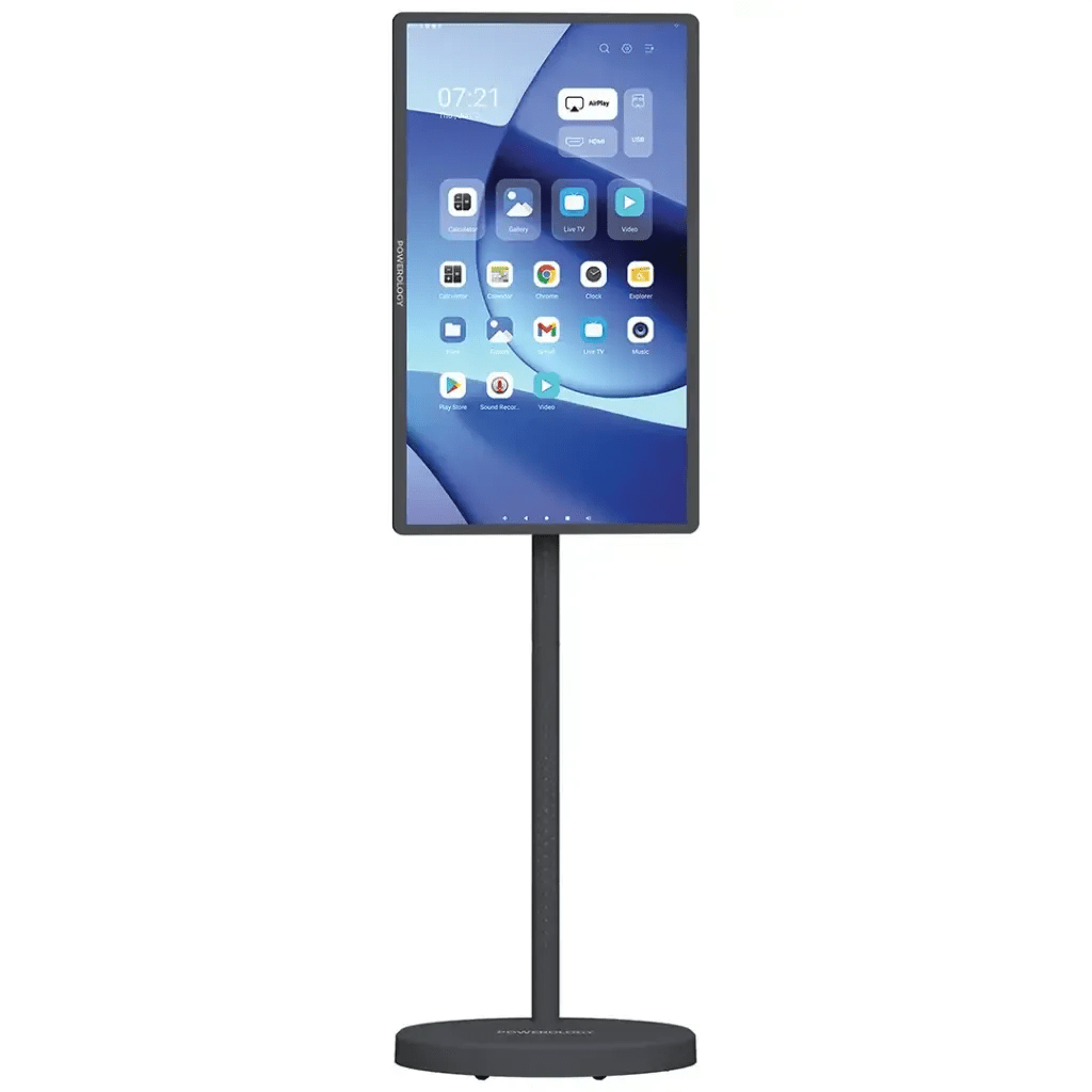 Ảnh minh họa Powerology Banf 32" Portable Smart Monitor – FHD Touch Display, 38400mAh Battery, Android, 8GB+128GB (Gray) 3