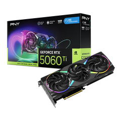  PNY GeForce RTX 5060 Ti 16GB EPIC-X RGB Overclocked Triple Fan 