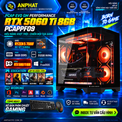  PC GAMING PCAP EVO GM PERFORMANCE RTX 5060 Ti 8GB / AMD Ryzen R5 7500F 