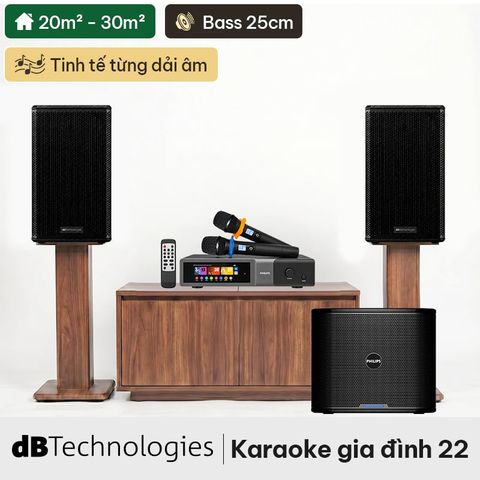Dàn karaoke gia đình dBTechnologies 22 (dBTechnologies LVX P10)