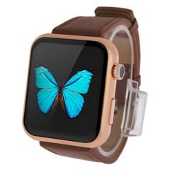  Atongm AW08 Brown – Đồng hồ thông minh Bluetooth V4.1, màn hình cảm ứng 1.44 inch, hỗ trợ đếm bước / gọi điện / chống thất lạc 