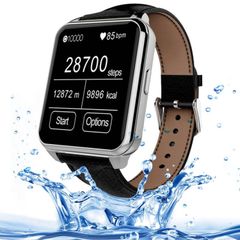  F2 Smartwatch 1,55 inch IPS Full View Silver – Đồng hồ thông minh sang trọng, chống nước, kết nối toàn diện 